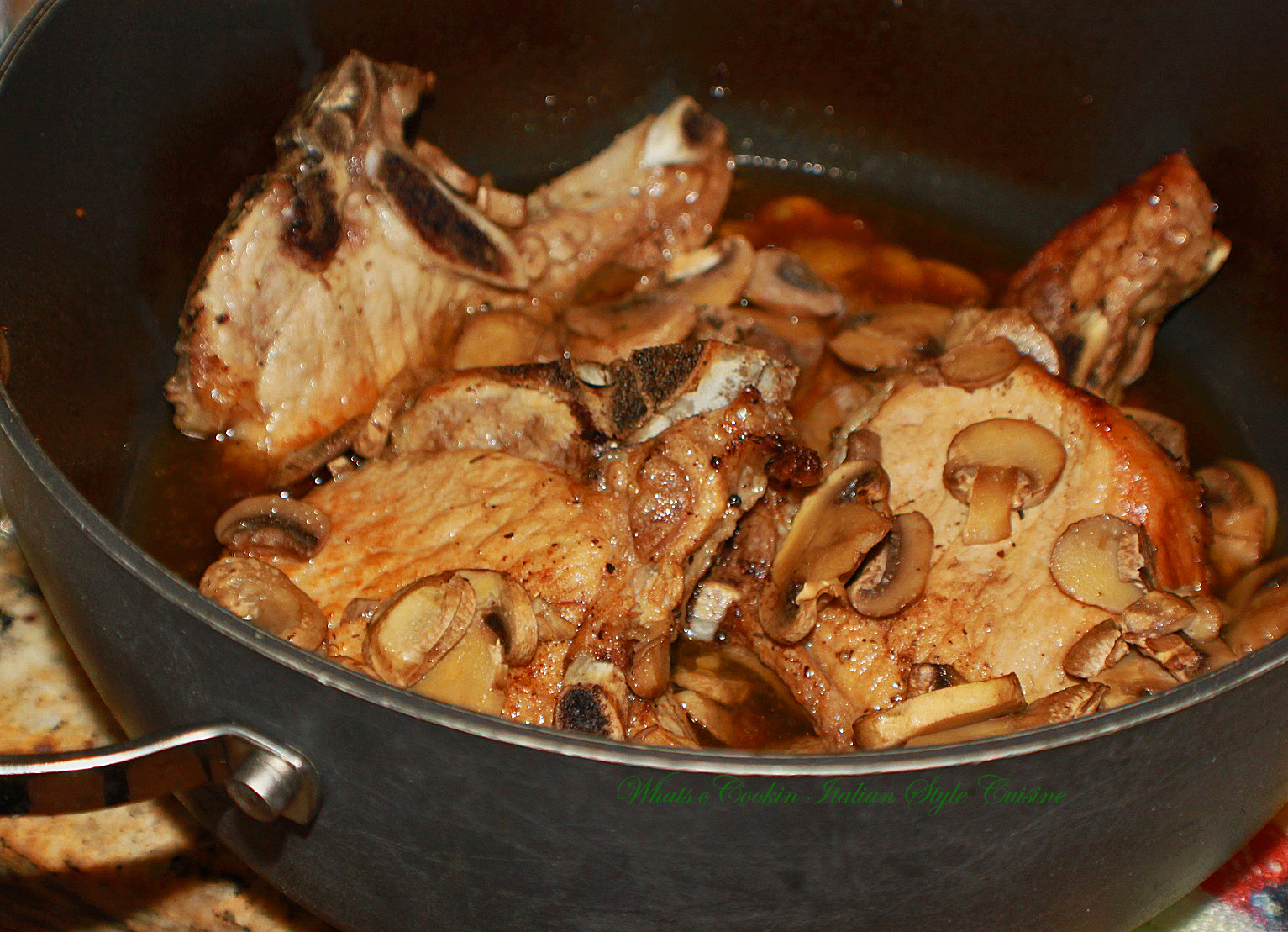 Baked Pork Chop Marsala This baked pork chop marsala recipe is fantastic Baked Pork Chop Marsala