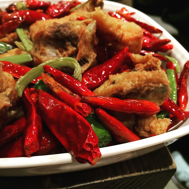 Shanghai style fried chicken with chiles | Cheesy Pennies