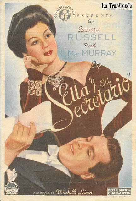 Ella y su Secretario - Programa de Cine - Rosalind Russell - Fred MacMurray