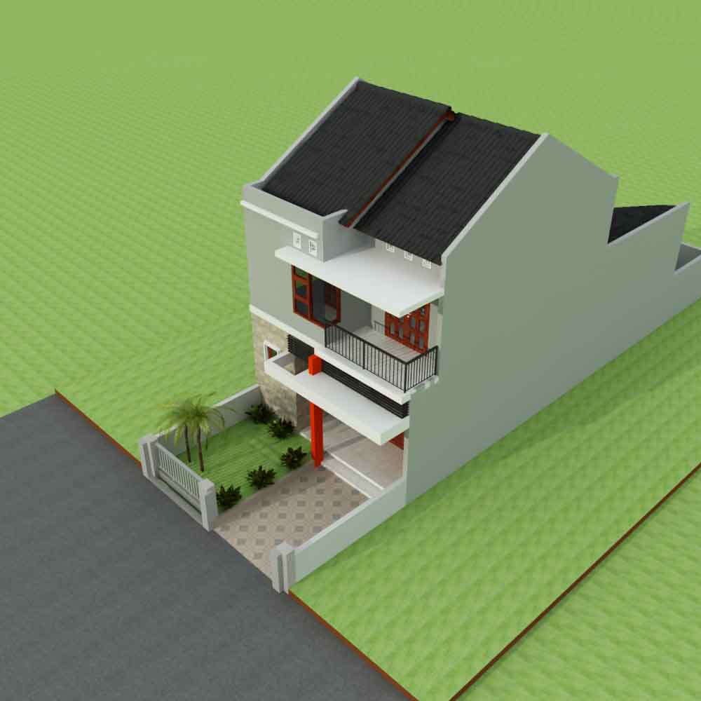 67 Desain  Atap  Rumah  Minimalis Modern 2 Lantai  Desain  