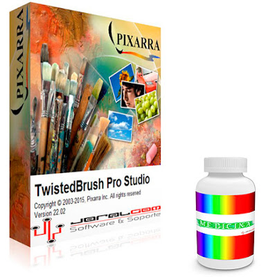 TwistedBrush Pro Studio - Software digital de pintura y editor de foto con herramientas naturales de arte
