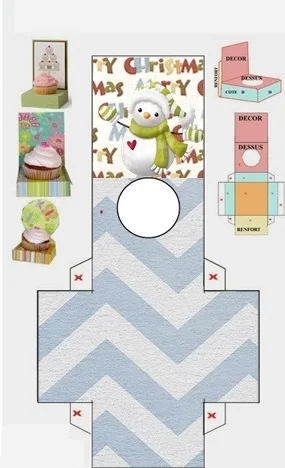 Merry Christmas: Free Printable Boxes.