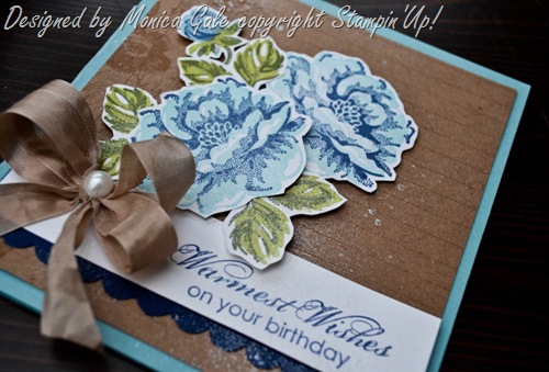 stampin'Up! Stippled Blossoms with Monica Gale, check out this blog for more ideas_