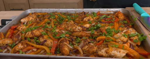 Sheet Pan Chicken Fajitas