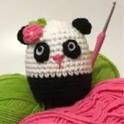 Osito Panda a Crochet