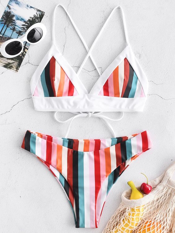  Rainbow Triangle Bikini