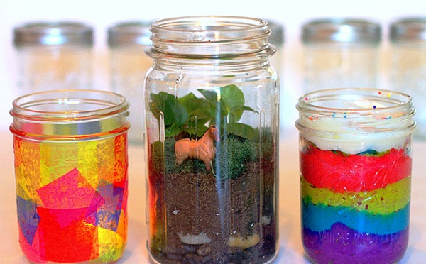 kids crafts with jars