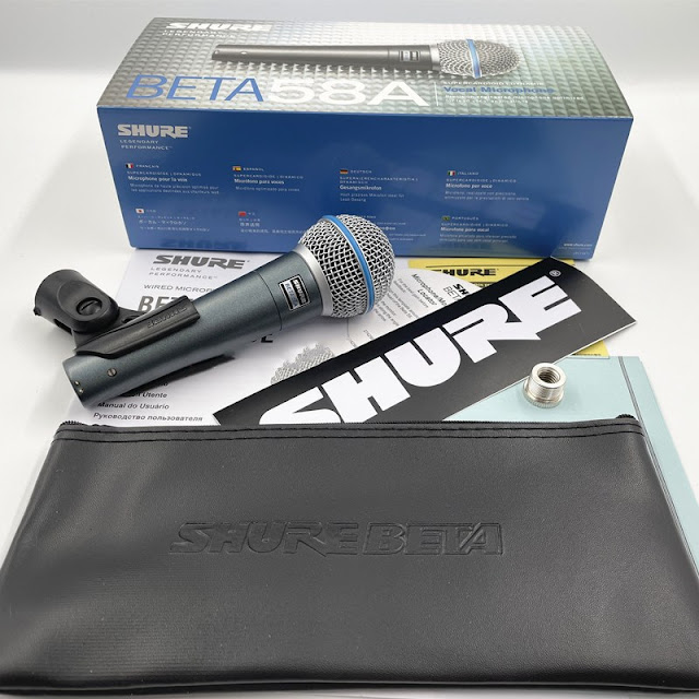 Shure Beta 58A Microfone  Dinamico profissional