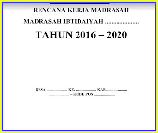 https://SoalSiswa.blogspot.com - Contoh Rencana Kerja Madrasah (RKM) MI Terbaru 2018