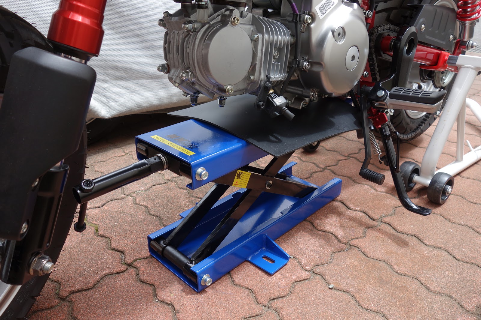 Blueskyfuji モンキー125 武川ボアアップ181ccスーパーヘッド組み込み 2日目