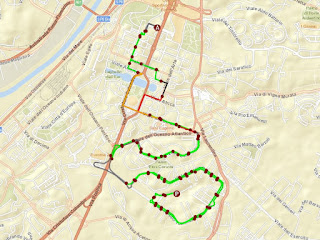 Il percorso della nuova linea 724