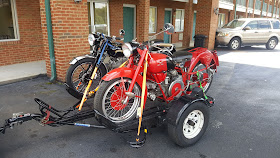 1953 Moto Guzzi Falcone 1949 Vincent Series C Comet