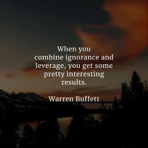 Famous quotes and sayings by Warren Buffett