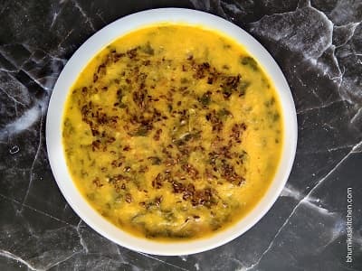 Moong Dal Palak Recipe In Hindi