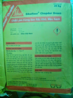 Thông tin sản phẩm bột xoa nền Hardener Sikafloor Chapdur Green