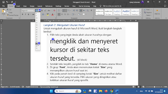Mengganti Huruf, Mengubah Ukuran Huruf, dan Mengganti Warna Huruf di Microsoft Word: Panduan Lengkap