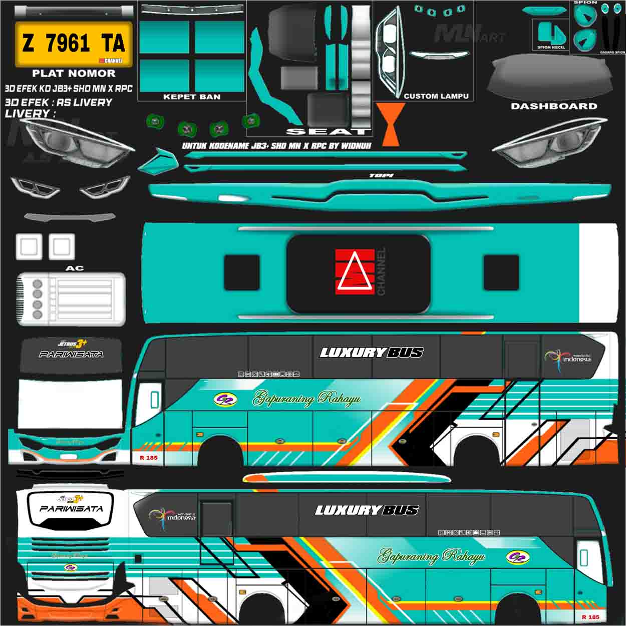 livery bus gapuraning