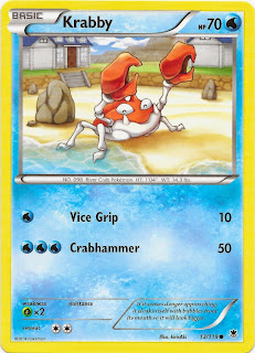 Krabby Phantom Forces Pokemon Card