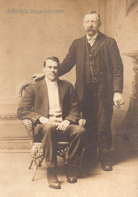 Harry Escue and son, Shenandoah, Virginia