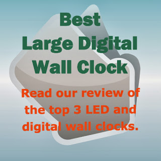 large digital wall clock