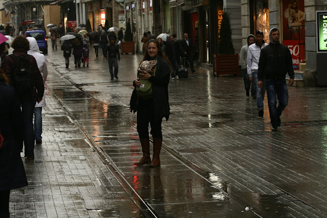 Julia and Neve on Istiklal Street