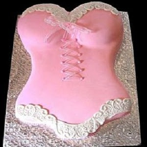 A corset cake design