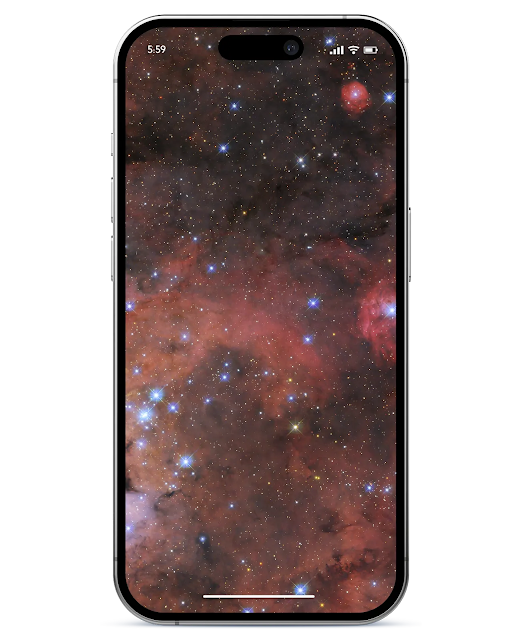 Hubble’s New View of the Tarantula Nebula Wallpaper for Phone