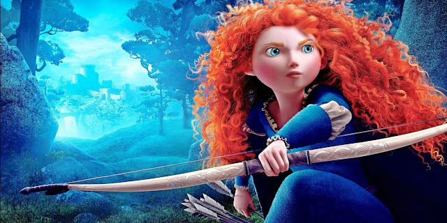 merida é corajosa, valente e uma princesa linda