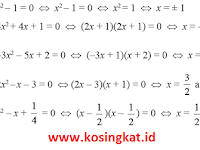 Kunci Jawaban Latihan 2.1 Matematika Kelas 9 Kurikulum 2013