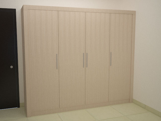 Desain Lemari  Minimalis  4 dan 2 Pintu Modern Kamar  Minimalis 