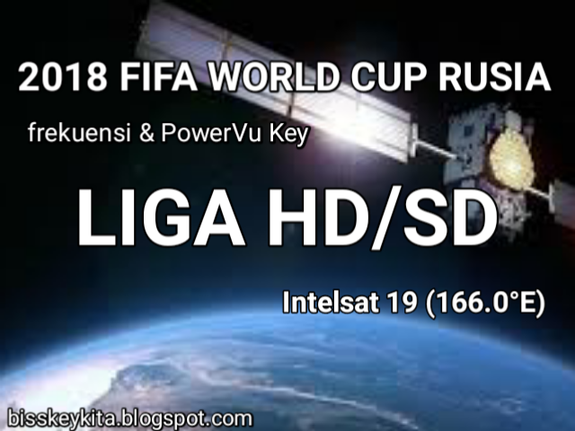 Frekuensi dan PowerVu Key LIGA HD/SD