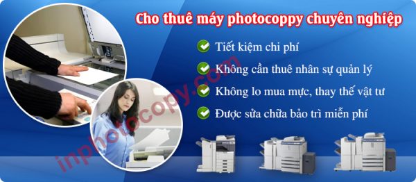 Cho thuê dịch vụ photocopy tại chỗ chuyên nghiệp