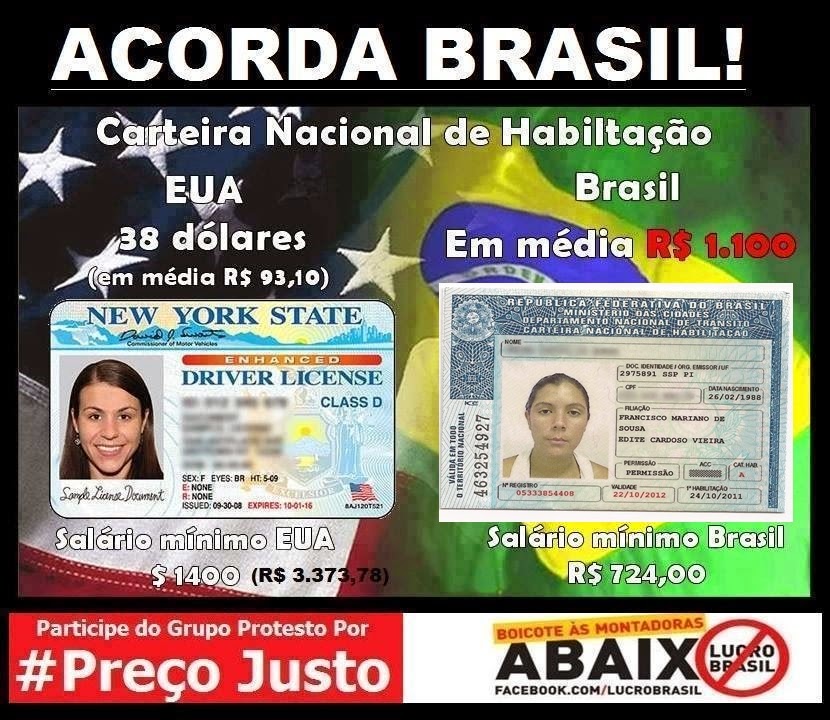 QUANTO CUSTA A CARTEIRA DE HABILITAÇÃO NO BRASIL - Canal 