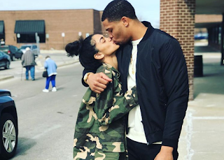 The Beautiful Couple Miles Bridges And Michelle Johnson