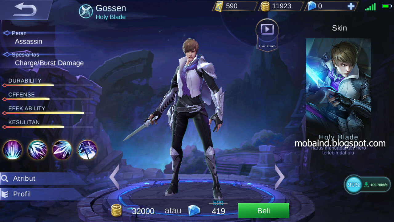 Wallpaper Mobile Legend Gossen Background Wallpaper