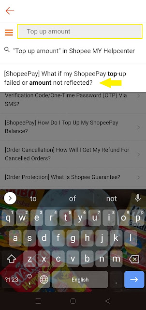 Shopee Pay Amount Not Reflected