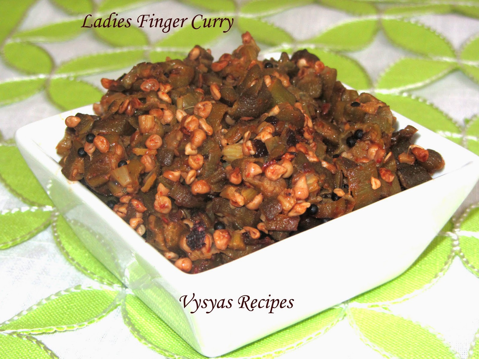 Ladies Finger stir fry