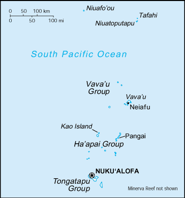 Pembagian wilayah administratif Tonga