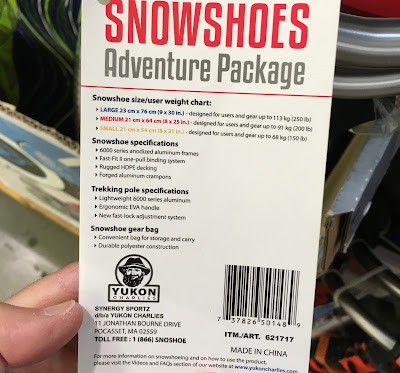 Don't miss out on the winter with the Yukon Charlie Snowshoes Adventure Package