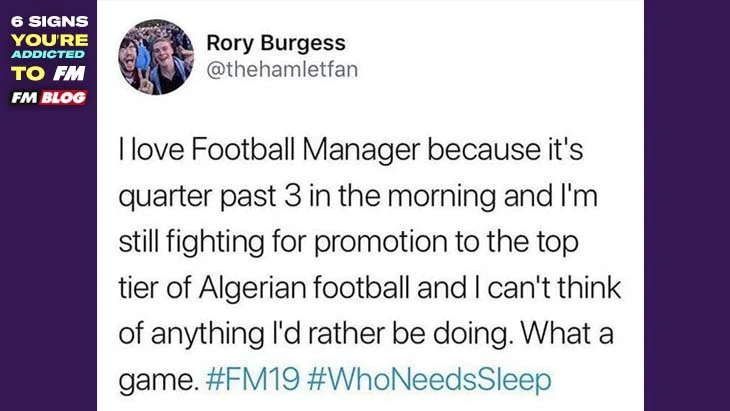 6 Signs You're Addicted to Football Manager