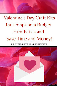 Valentine's Day Craft Kits for Troops on a Budget