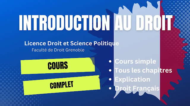 Cours Introduction au Droit (Faculté de Droit Grenoble)