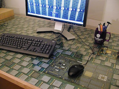 Geeky computer desk