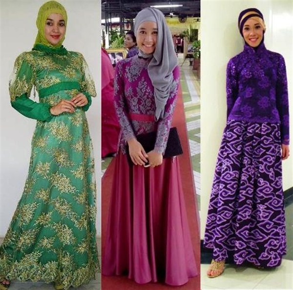 21 Model Kebaya Muslim Modern Pesta Terbaru