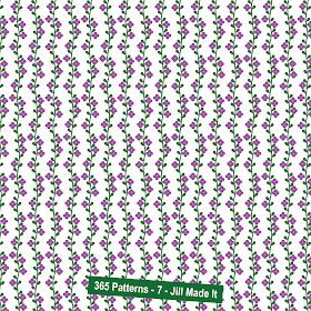 365 Patterns Purple Vine Flowers