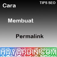 Cara Membuat Permalink  Pada  Blog