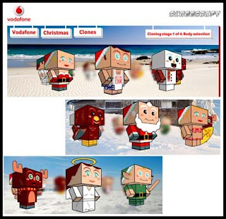 Vodafone Christmas Papercrafts