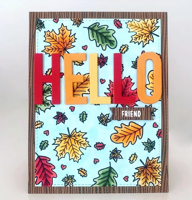 Sunny Studio Stamps: Beautiful Autumn Customer Card by Jo Smith