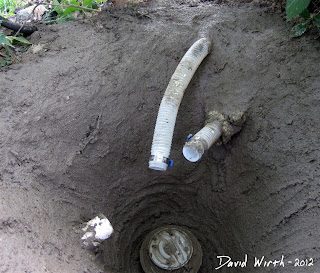 cemented hole for pool pump underground, inlet outlet pipes