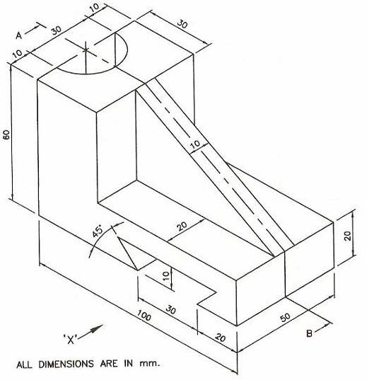 Constructing a 30° Angle - Technical Graphics